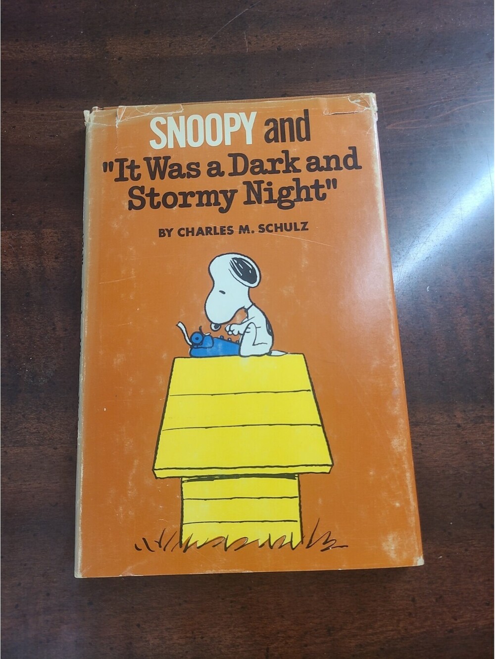 SNOOPY and "It Was a Dark and Stormy Night” by Charles Schulz 1971 Hardcover